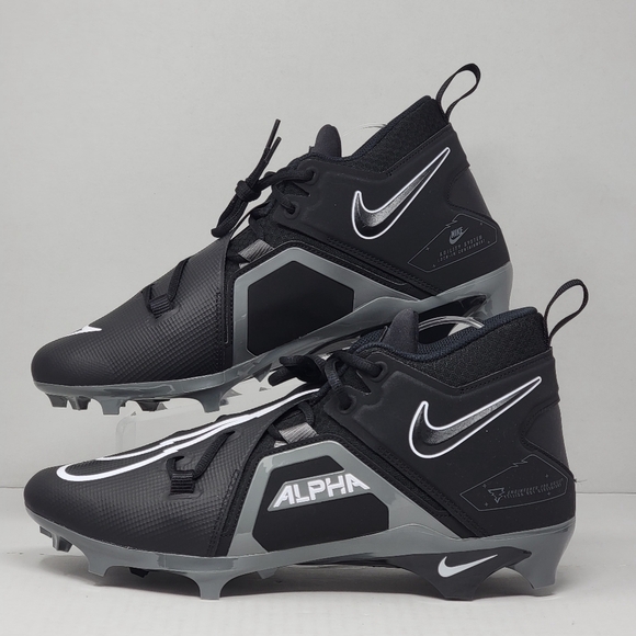 Nike Alpha Menace Pro 3 Shadow Black Iron Football Cleats CT6649-010 Men Size 13 main image 7